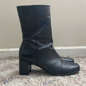Vintage 90s Y2K Square Toe Boots